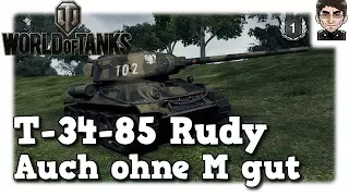 World of Tanks - T-34-85 Rudy, auch ohne M gut [deutsch | gameplay]