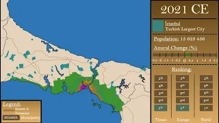 The Growth of Istanbul (667 BCE-2021 CE)