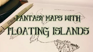 Drawing Floating Islands (Fantasy Maps)
