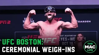 UFC Boston Ceremonial Weigh-Ins: Main Card