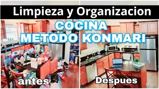 Limpieza y Organizacion Extrema  de mi cocina|ORGANIZACION DEPURACION D LA COCINA|Marie Kondo metodo