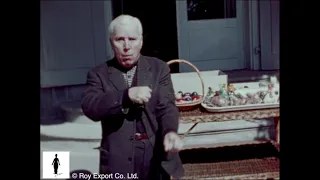 Charlie Chaplin Swallows Easter Egg - Rare Home Movie Footage