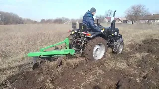 Підготовка огорода на весну міні трактором ДТЗ 5354 HPX