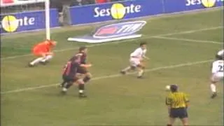 Serie A 2000-2001, day 10 Milan - Lecce 4-1 (Leonardo, Conticchio, 2 Shevchenko, José Mari)