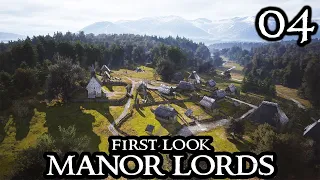 SURVIVING WINTER - Manor Lords - First Look DEMO Gameplay || Let's Play Strategy English Part 04