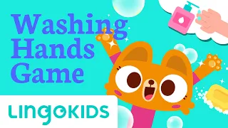WASHING HANDS GAME 🖐️🧼  Lingokids App Games
