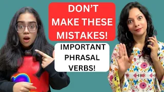 AVOID THESE MISTAKES BY "LET'S TALK" / PRACTICE WITH PHRASAL VERBS / PRACTICE AMERICAN PRONUNCIATION