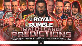 WWE Royal Rumble 2024 - Card Predictions [v5]