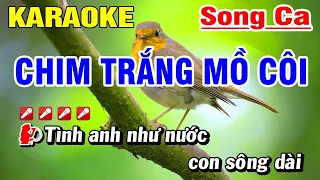 Karaoke Chim Trắng Mồ Côi Đan Trường - Cẩm Ly Song Ca | Hoài Phong Organ