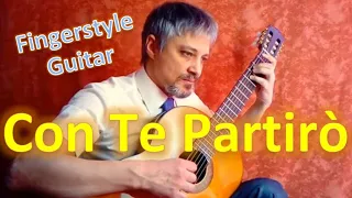 Con Te Partirò (Time to Say Goodbye) - Fingerstyle Guitar Cover