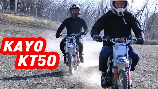 Что могут 50 кубов на кроссаче? Покатушка по лесам на KAYO KT 50