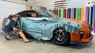 R35 GTR Jade Wrap Guide | Hardest Parts In Real Time ASMR