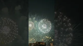 New year Fireworks at Dubai jumeirah beach