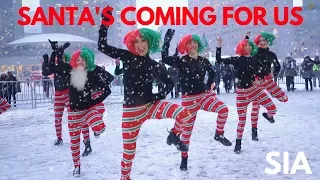 SIA CHRISTMAS FLASHMOB II Sia- Santa's Coming For Us II #FINDYOURFIERCE by MONICA GOLD