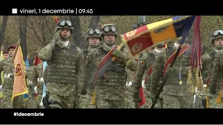 Parada militară de 1 Decembrie 2023 se vede la TVR