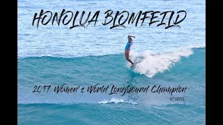 HONOLUA BLOMFEILD 2017 Women’s World Longboard Champion