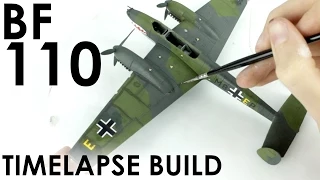 Building Airfix BF 110 - Model Aircraft