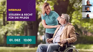 90. WNL-Webinar "Steuern & Recht für die Pflege"