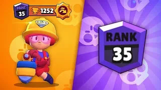 СПИДРАН ДЖЕКИ НА 35 РАНГ - ВСЕГО СУТКИ С ОБНУЛЕНИЯ КУБКОВ ДО АПА 1250  | BRAWL STARS