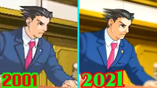 Evolution of Ace Attorney Games ( 2001-2021 )