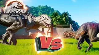 40 Индоминусов vs 40 Индорапторов - Схватки Динозавров - Jurassic World EVOLUTION #6