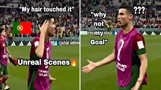 🔥Unreal Scenes!! Cristiano Ronaldo Trying to Claim Bruno Goal after Game🇵🇹😅|#cr7#cr7header#goal