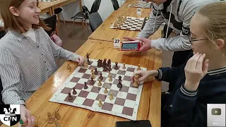 M. Sapunova (1223) vs A. Poklad (1258). Rostov on Don. Chess Fight Night. CFN. Blitz