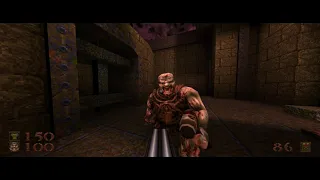 Quake remastered ultrawide gameplay
