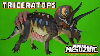 Unboxing TRICERATOPS Beasts of the Mesozoic Action Figure 1:18 Scale HUGE dinosaur toy!