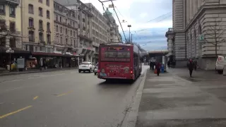 Les publicités des transports publics lausannois tl