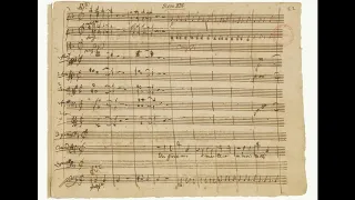 Mozart : Già la mensa è preparata - Don Giovanni, a cenar teco - autograph manuscript