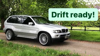 RWD Swapping and slamming an X5 in a day