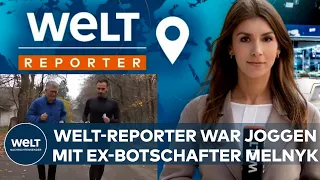 UKRAINE-KRIEG: WELT-Reporter beim Jogging mit Ex-Botschafter mit Andrij Melnyk