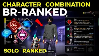 BR ranked (Solo ranked) Character Combination -- Best character combination for free fire