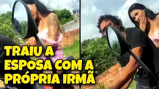 Mulher Flagra Marido saindo do Motel com a Própria Irmã e vídeo Viraliza...