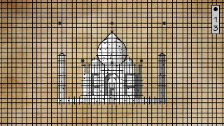 13● ✏️ how to draw building orthography? ask lahori architect in taj mahal castle 2d front elevation