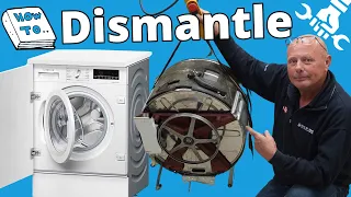 Dismantling Built In Integrated Bosch Washing Machine | Neff, Siemens & Bosch Washing Machines