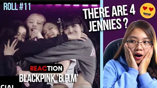 REACTION BLACKPINK 'B.P.M' ROLL 11 🔥  #bpmreaction