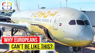 TRIP REPORT | The Best B787 I've Seen! Top!  | ETIHAD Boeing 787 |  Vienna to Abu Dhabi