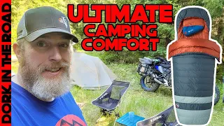 The BEST Motorcycle Camping Sleeping Bag: Big Agnes Diamond Park Review