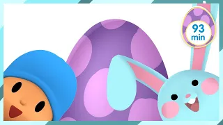 🐰 POCOYO in ENGLISH - Where's the Easter Bunny? [93 min] Full Episodes |VIDEOS and CARTOONS for KIDS