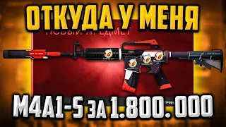 ОТКУДА У МЕНЯ M4A1-S ЗА 1 800 000 РУБЛЕЙ С 4X DIGNITAS В CS:GO🔥