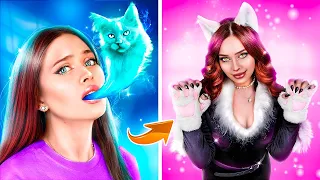 I Became a Cat in Real Life! My New Funny Story! A Day in the Life of a Cat!