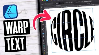 Warp Text Into Shapes with Affinity Designer