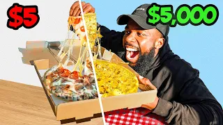 $5 Pizza vs $5000 Gold Pizza! Cheapest To Most Expensive!