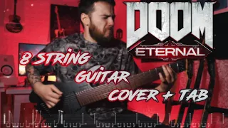 Mick Gordon The Only Thing They Fear Is You (Doom Eternal OST) 8 String Guitar Cover & Screen Tabs