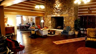 Inside BONANZA 'Ponderosa II' LORNE GREENE's TV House Replica