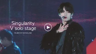 191026 SPEAK YOURSELF THE FINAL in SEOUL |  방탄소년단 'Singularity' 뷔 직캠 BTS V Solo Stage Fancam [4K]