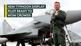 RAF's new Typhoon display pilot Turbo ready to push jet to the max