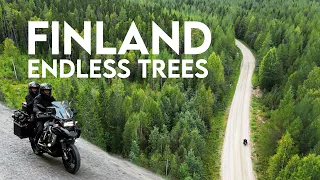 Finland Motorcycle Camping Trip - Endless Trees?